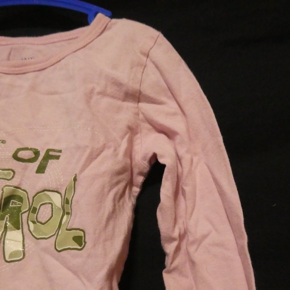 GENERATIONS | size 4 | Pink Out Of Control Print / Design Long Sleeve Top | GUC - Picture 5 of 16